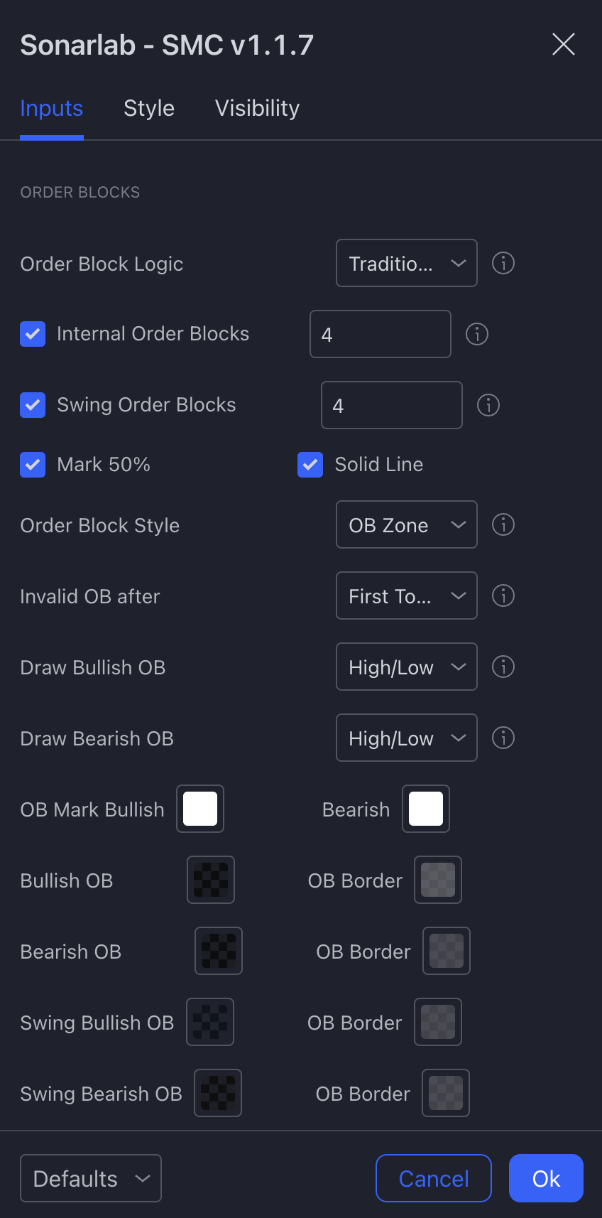 Free Order block Indicator Tradingview Sonarlab